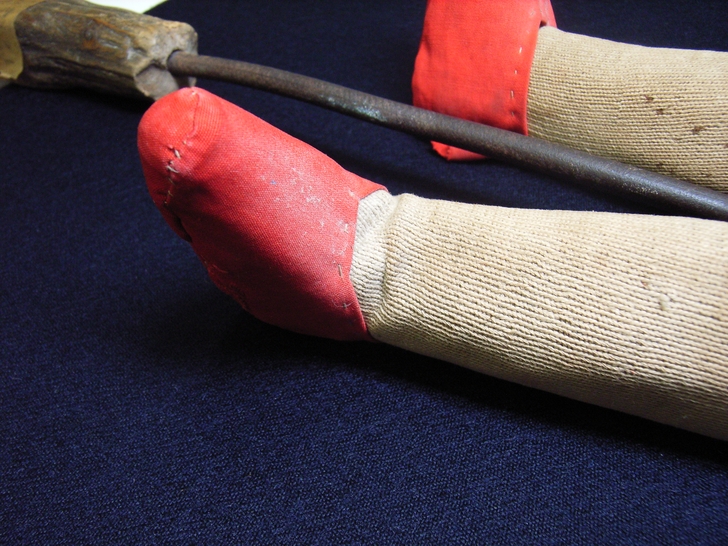 Piedi prima del restauro